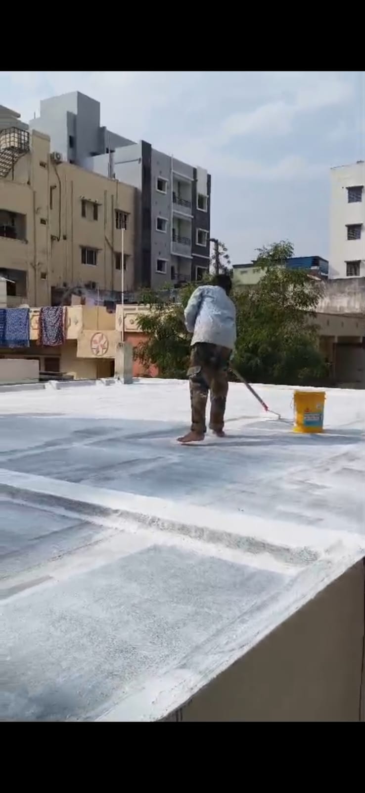 Terrace waterproofing rehabilitation project